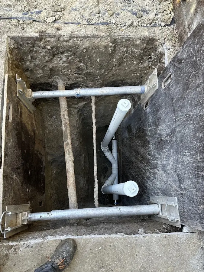 Experienced plumber completing Gas Line Repair work in Brookline